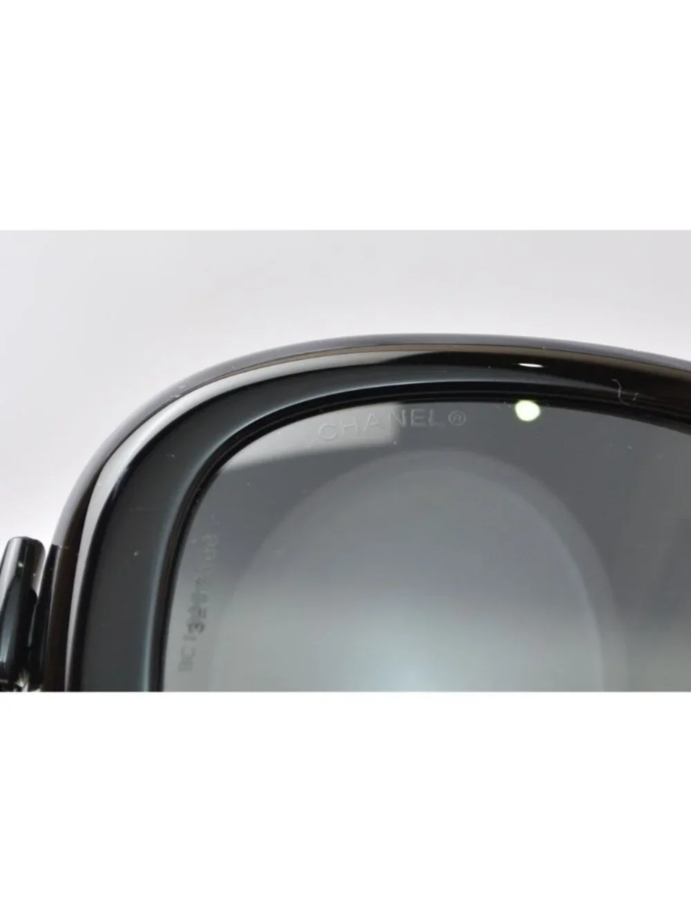 Chanel Sunglasses Eyewear CC Logo Ribbon Motif Black Acetate